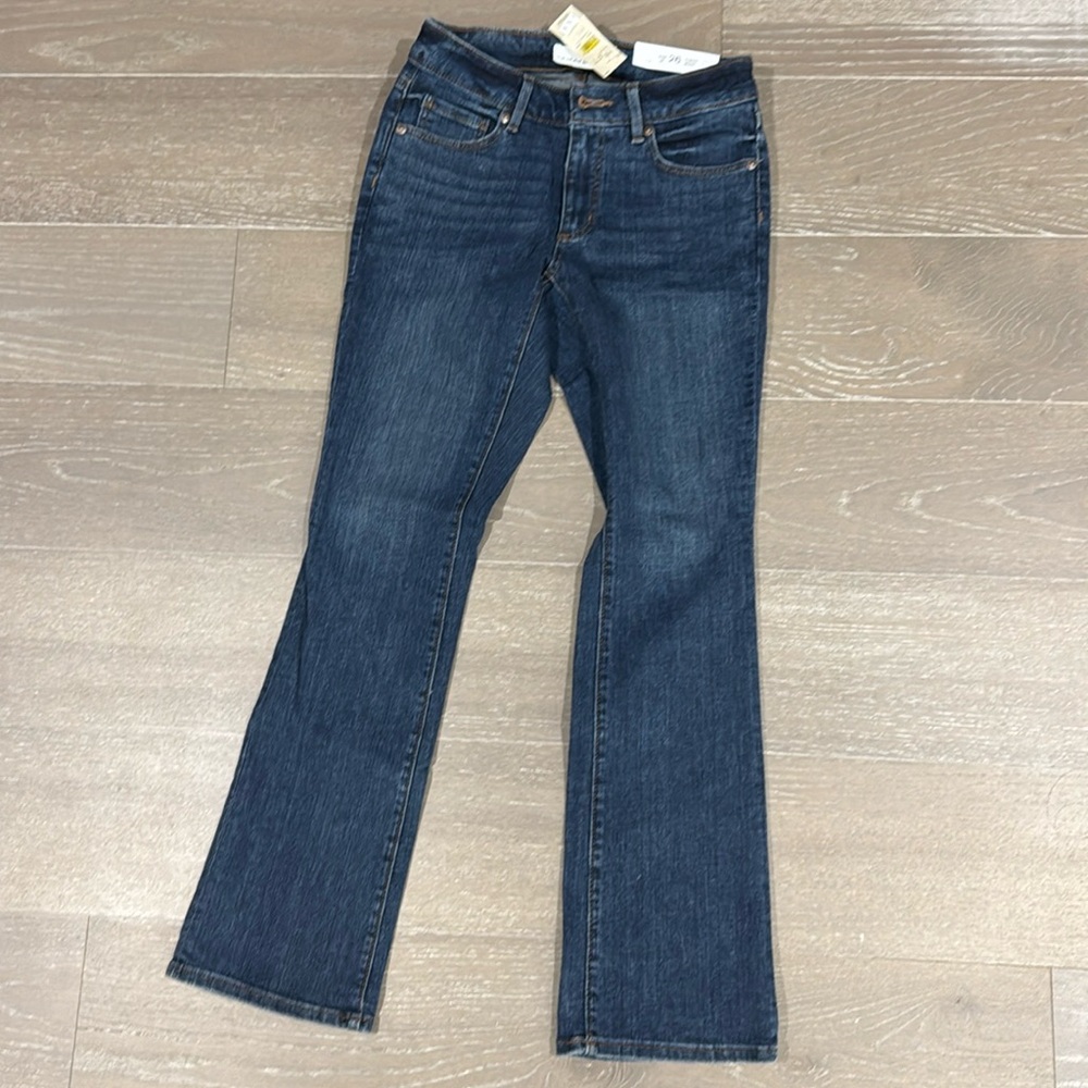 Loft brand new size 2P curvy boot cut jeans